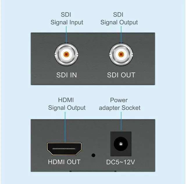 Alt view image 3 of 7 - IXJYLCPC Micro Converter SDI to HDMI 3G (with Power Supply)