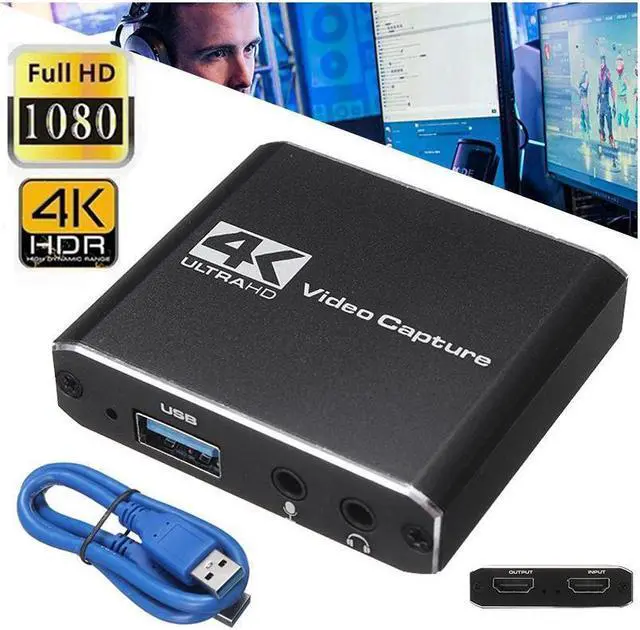 Main image of IXJYLCPC 1080P 60fps 4K Video Capture Device Video Capture Card Dongle HDMI-compatible to USB 3.0 for Game Record Live Streaming Broadcast