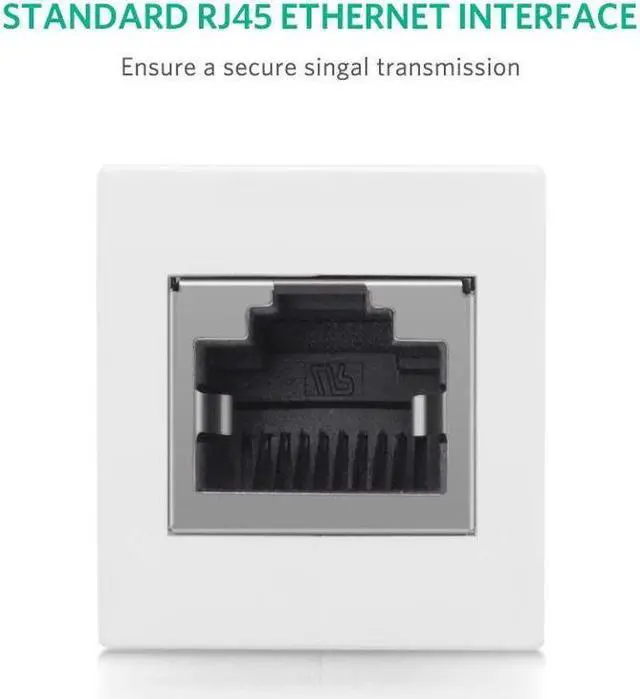 Alt view image 4 of 7 - IXJYLCPC RJ45 Coupler In Line Coupler Cat7 Cat6 Cat5e Ethernet Cable Extender Adapter Female to Female (5-pack, White)