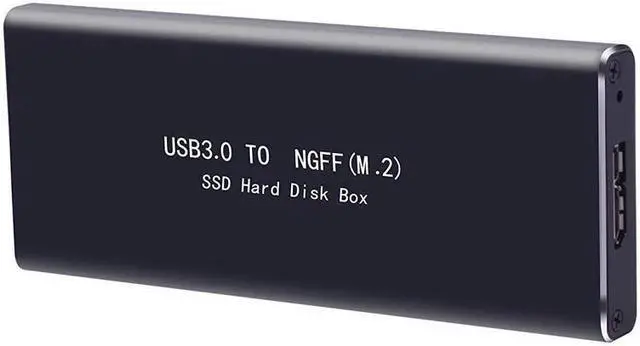 Alt view image 2 of 7 - IXJYLCPC M.2 SSD USB3.0 Enclosure, NGFF Portable USB 3.0 Case, External M.2 SSD Reader, M.2 B-Key and B&M Key Solid State Drive Adapter Converter as External Hard Drive Support 2230 2242 2260 2280