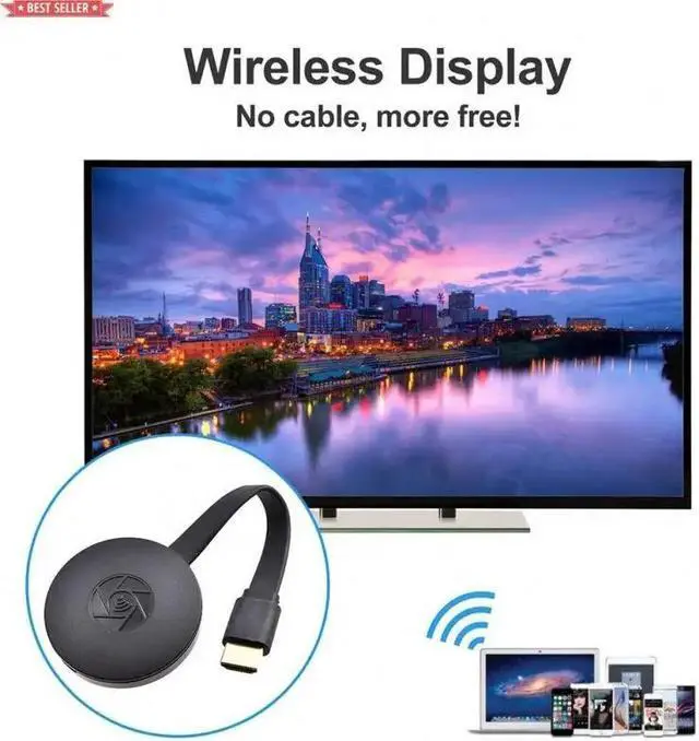 Alt view image 4 of 6 - IXJYLCPC 2.4G 1080P Display Receiver HDTV-Compat Wireless Wifi Dongle USB C Dongle Mirroring Phone Tablet PC Screen to TV Projector