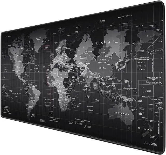 Main image of IXJYLCPC XXL Gaming Mouse Pad Large Anti-Slip Rubber Base Size 800×400×2mm(31.50 X 15.75X 0.08inch) (World Map Pattern)