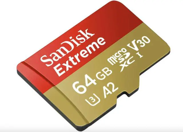 Main image of 64GB  SanDisk Extreme MicroSDHC UHS-I Memory Card With Adapter - 160MB/s, U3, V30, 4K UHD, A2, Micro SD Card - SDSQXA2-064G-GN6MA