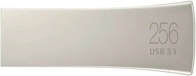 Alt view image 2 of 3 - SAMSUNG BAR Plus 256GB USB 3.1 Flash Drive - Champagne Silver MUF-256BE3/AM
