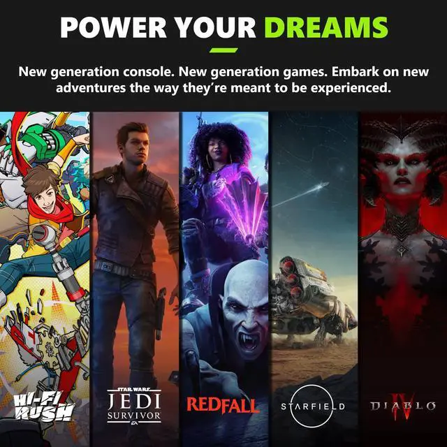 Alt view image 4 of 6 - Xbox Series X  1TB 12 Teraflops Of Raw Graphic Processing Power  DirectX Ray Tracing  A Custom SSD And 4K Gaming.