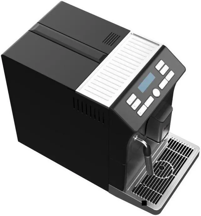 Alt view image 2 of 6 - Dafino-205 Fully Automatic Espresso Machine w/ Milk Frother, Black,Stainless steel Espresso