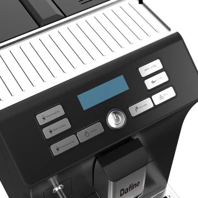 Alt view image 3 of 6 - Dafino-205 Fully Automatic Espresso Machine w/ Milk Frother, Black,Stainless steel Espresso