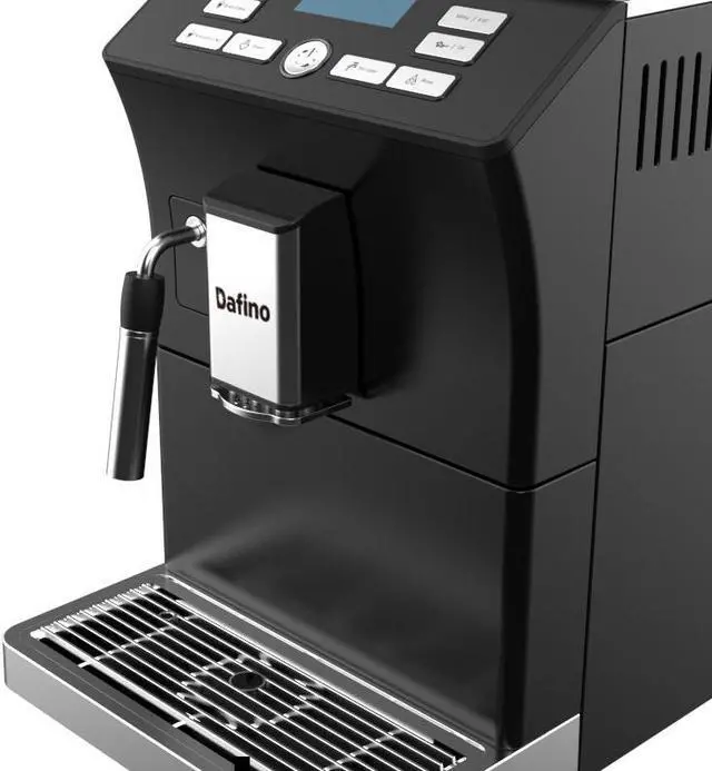 Alt view image 5 of 6 - Dafino-205 Fully Automatic Espresso Machine w/ Milk Frother, Black,Stainless steel Espresso