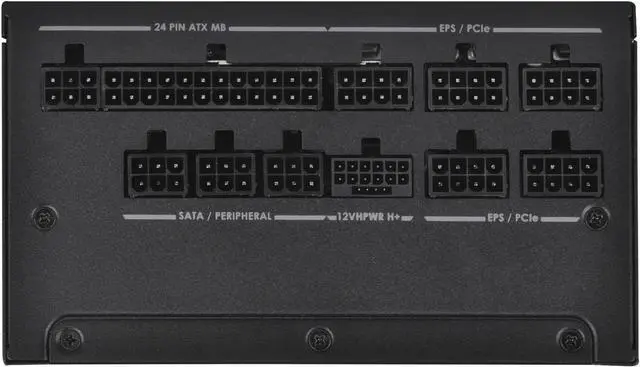 Alt view image 2 of 7 - SilverStone Technology HELA 1200R Platinum ATX 3.0 / PCIe Gen 5 1200W Fully Modular Power Supply, SST-HA1200R-PM
