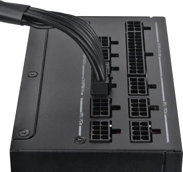 Alt view image 6 of 7 - SilverStone Technology HELA 1200R Platinum ATX 3.0 / PCIe Gen 5 1200W Fully Modular Power Supply, SST-HA1200R-PM
