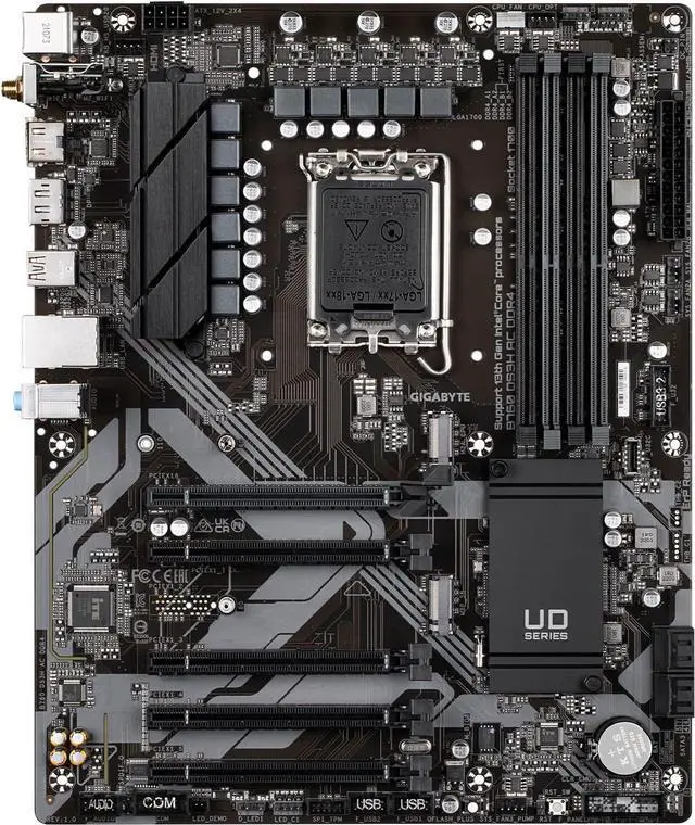 Main image of Gigabyte B760 DS3H AC DDR4 Intel LGA 1700 B760 ATX M.2 Desktop Motherboard B