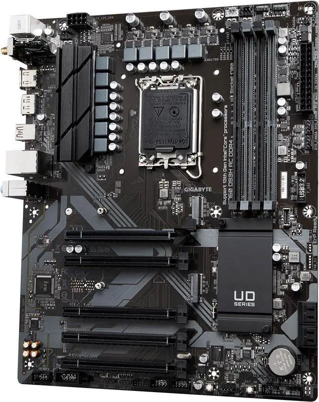 Alt view image 3 of 4 - Gigabyte B760 DS3H AC DDR4 Intel LGA 1700 B760 ATX M.2 Desktop Motherboard B