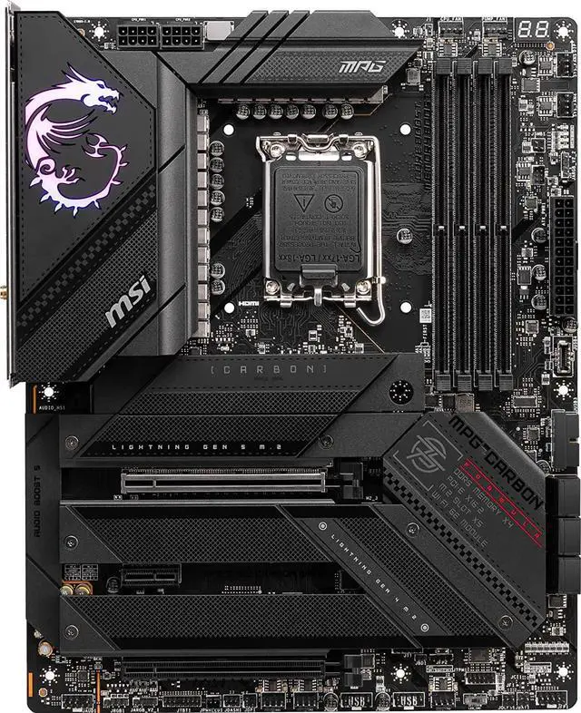 Main image of MSI MSI MPG Z790 CARBON WIFI Intel LGA 1700 Z790 ATX M.2 Desktop Motherboard A