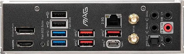 Alt view image 4 of 4 - MSI MAG Z690 TOMAHAWK WIFI Intel LGA 1700 Z690 ATX M.2 Desktop Motherboard A