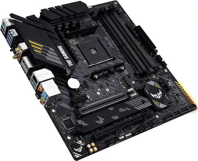 Alt view image 2 of 4 - ASUS TUF GAMING B550M-PLUS WIFI II AMD AM4 B550 MicroATX Desktop Motherboard B