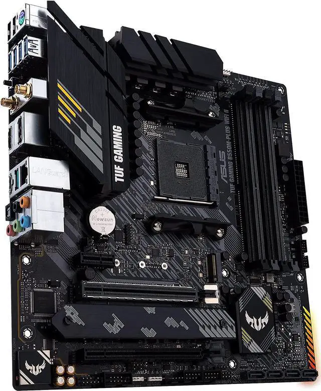 Alt view image 3 of 4 - ASUS TUF GAMING B550M-PLUS WIFI II AMD AM4 B550 MicroATX Desktop Motherboard B