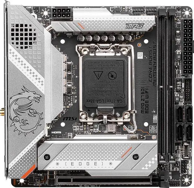 Main image of MSI MPG Z790I EDGE WIFI Intel LGA 1700 Z790 Mini-ITX M.2 Desktop Motherboard A