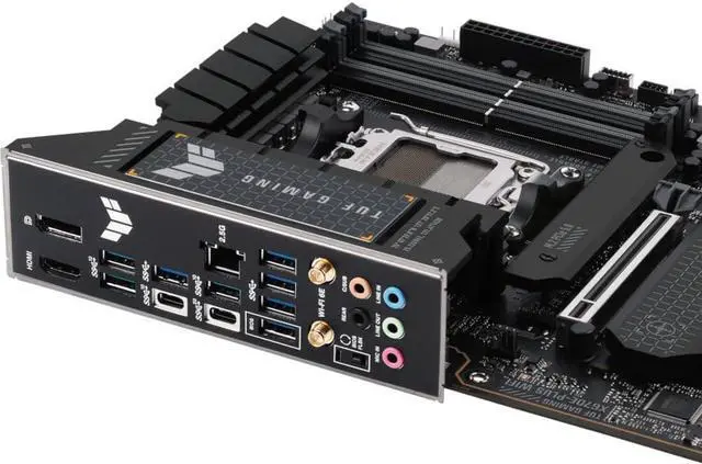 Alt view image 4 of 4 - ASUS TUF GAMING X670E-PLUS WIFI AMD AM5 X670 ATX M.2 Desktop Motherboard A