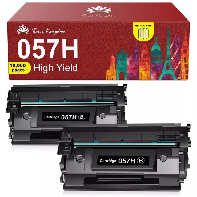 thumbnail image 2 of 2-Pack 057H High Yield Toner Cartridge For Canon ImageCLASS Printers 2 of 13