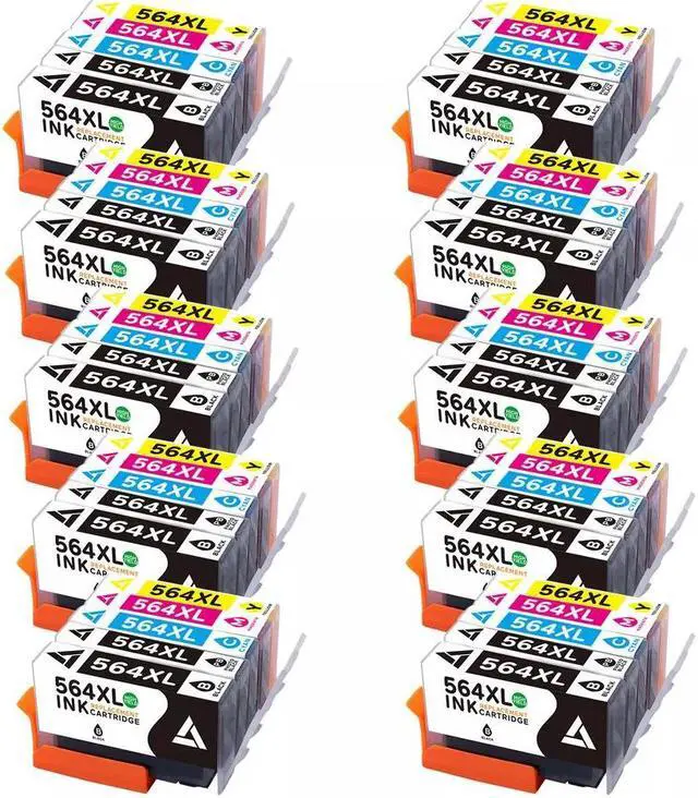 Main image of 50PK 564XL Ink Cartridge + Chip For 564 Deskjet 3070A AIO/3520 Officejet 4620