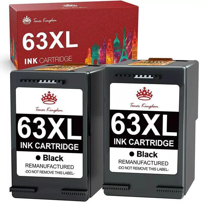 Main image of 2x 63XL Ink Cartridge for OfficeJet 38304650 4655 5255 ENVY 4512 4516 4520