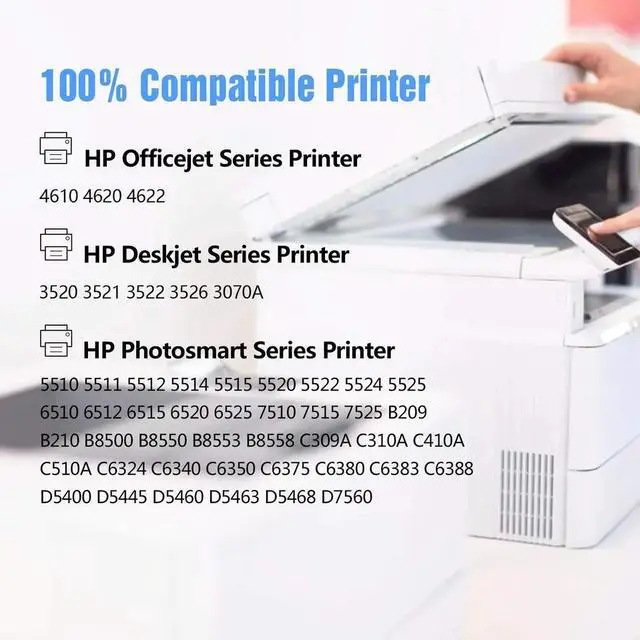 Alt view image 4 of 4 - 20PK Compatible 564XL Ink Cartridge for 564 Deskjet 3526 e-All-in-One Printer