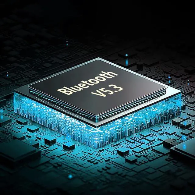 Alt view image 5 of 7 - Bluetooth Headphones Wireless Earbuds 80hrs Playtime Wireless Charging Case Digital Display Sports Ear Buds with Earhook Premium Deep Bass IPX7 Waterproof Over-Ear Earphones for TV Phone Laptop Black