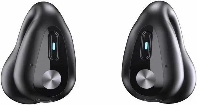 Alt view image 7 of 7 - Bluetooth Headphones Wireless Earbuds 80hrs Playtime Wireless Charging Case Digital Display Sports Ear Buds with Earhook Premium Deep Bass IPX7 Waterproof Over-Ear Earphones for TV Phone Laptop Black