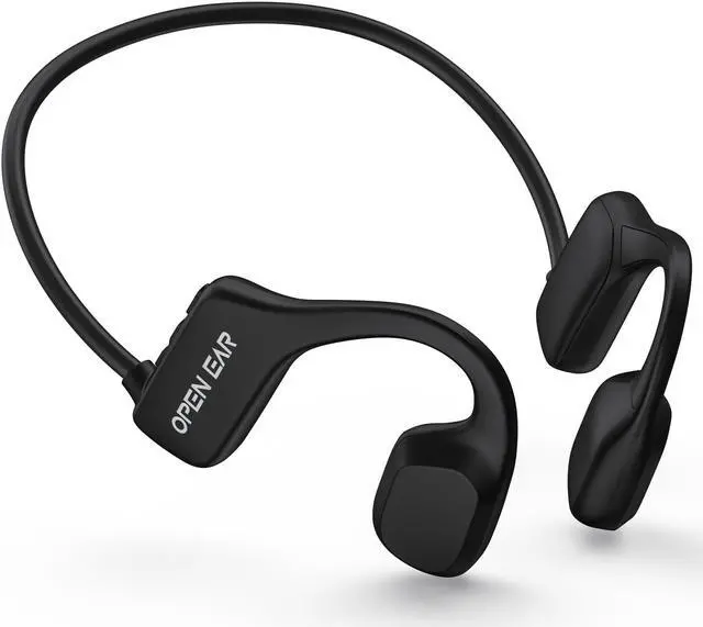 Main image of Open Ear Air Conduction Headphones, Wireless Bluetooth Earbuds with Microphone, IPX5 Waterproof Sweatproof Sports Headset for Running, Cycling, Hiking, Workout