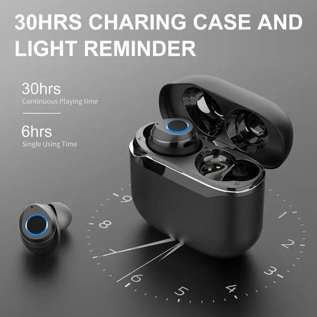 Alt view image 4 of 6 - Wireless Earbuds, Earbuds with Deep Bass, Wireless Earphones In-Ear with Microphone Type-C