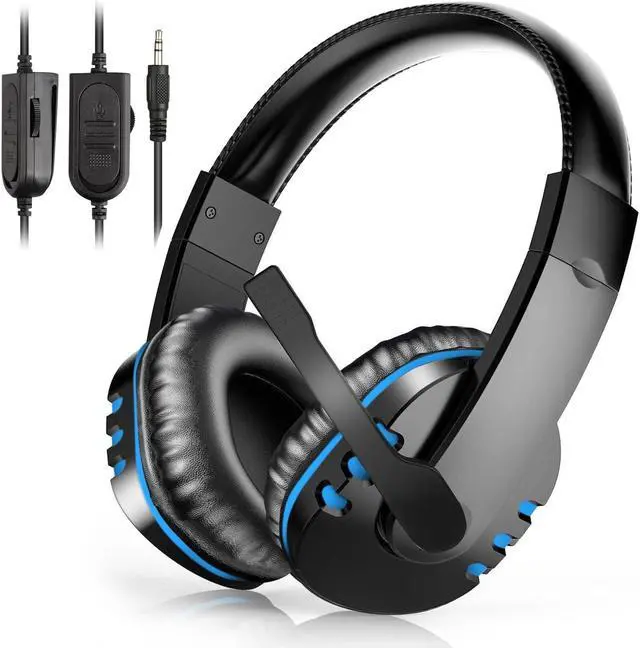 Main image of Gaming Headset Fit for PC, PS4, PS5, Xbox One, Nintendo Switch, Gaming Headphones with Microphone Noise Cancelling, Stereo Surround Bass, 3.5mm Over-Ear Wired Headphones for Laptop, Desktop, Gamer