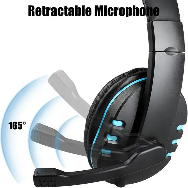 Alt view image 3 of 7 - Gaming Headset Fit for PC, PS4, PS5, Xbox One, Nintendo Switch, Gaming Headphones with Microphone Noise Cancelling, Stereo Surround Bass, 3.5mm Over-Ear Wired Headphones for Laptop, Desktop, Gamer