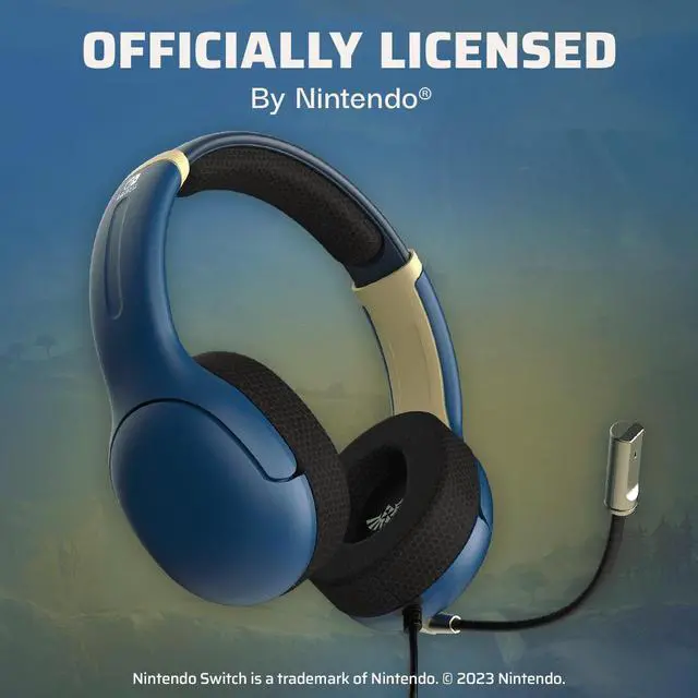 Alt view image 6 of 6 - Wired Headset: Brave Blue For Nintendo Switch, Nintendo Switch - OLED Model, & Nintendo Switch Lite