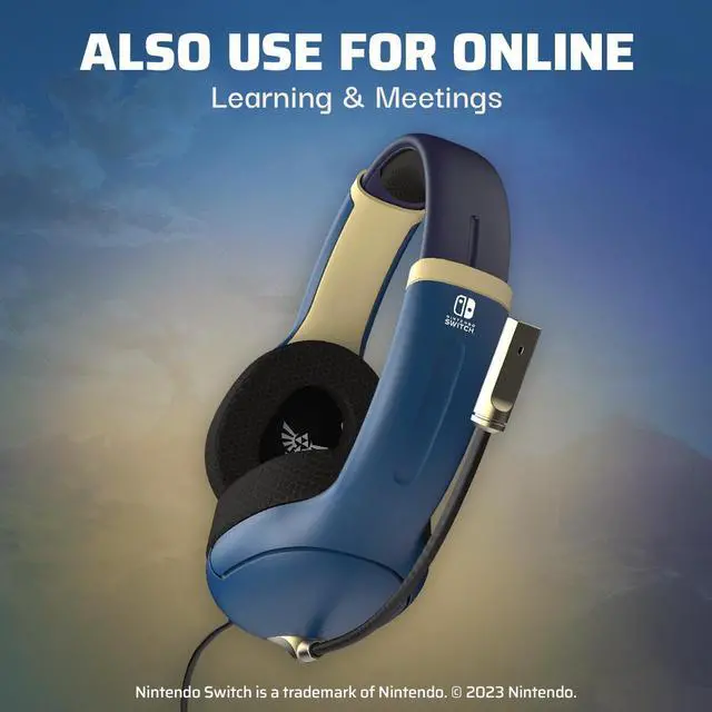 Alt view image 5 of 6 - Wired Headset: Brave Blue For Nintendo Switch, Nintendo Switch - OLED Model, & Nintendo Switch Lite