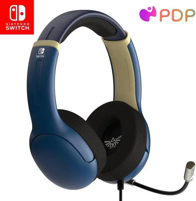 Main image of Wired Headset: Brave Blue For Nintendo Switch, Nintendo Switch - OLED Model, & Nintendo Switch Lite