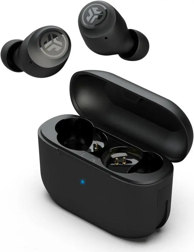 Main image of Wireless Bluetooth Earbuds + Charging Case, Black, Dual Connect, IPX4 Sweat Resistance, Bluetooth 5.1, 3 EQ Sound Settings Signature