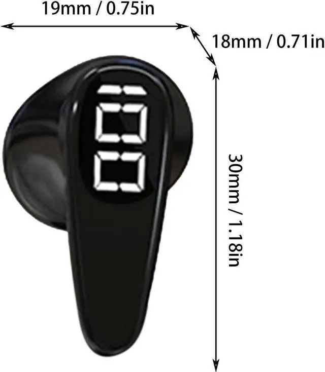 Alt view image 3 of 6 - Wireless Earbuds Headphones Hi Fi Stereo Sound Wireless Ear Buds 30H LCD Power Display Charging Case With Noise Cancelling Mic For Android Wireless Running Headphones Air Earbuds Workout Wireless