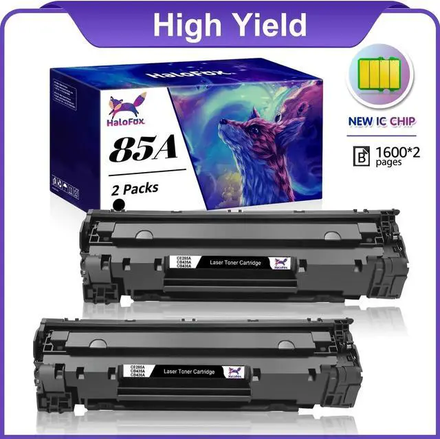 Main image of 2 Pack CE285A 85A Toner Cartridge for Laserjet M1212nf M1132 M1217nfw Printer