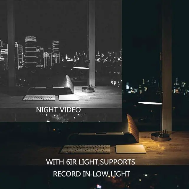 Alt view image 5 of 7 - Mini Home Security Camera Wireless, HD 1080P Portable Small Camera for Home Car Indoor Outdoor