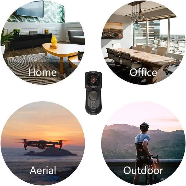 Alt view image 3 of 7 - Mini Home Security Camera Wireless, HD 1080P Portable Small Camera for Home Car Indoor Outdoor