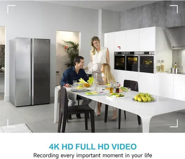Alt view image 5 of 7 - 1080P Camera Portable 64GB Camera with Night Vision and Motion Detection,Nanny Cam Home