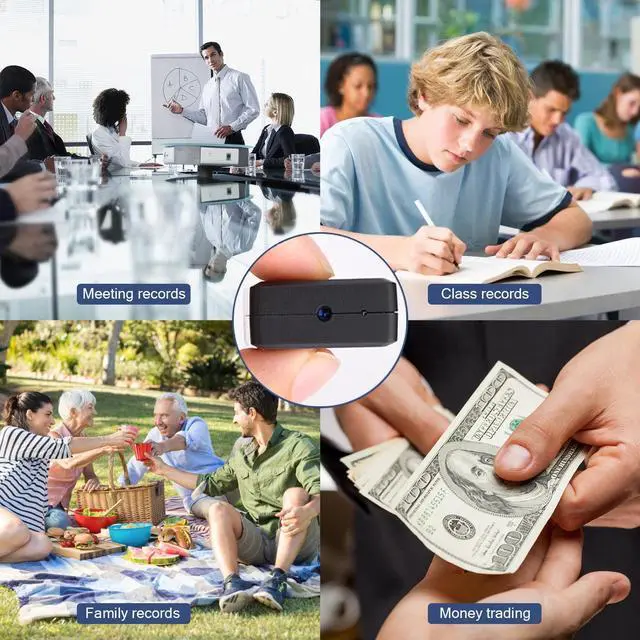 Alt view image 7 of 7 - Hidden Video Camera  Portable Spy Video Camera USB 32GB Disk Covert Nanny Video Recorder with Motion Detection  Security Cameras for Home, Office