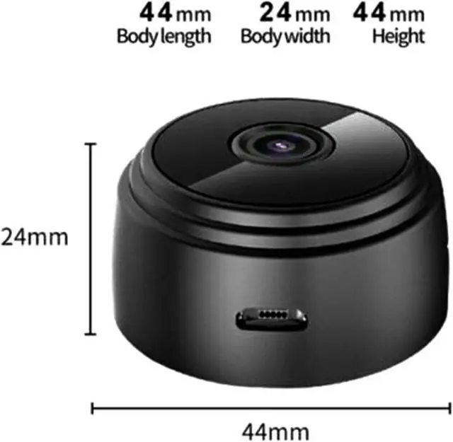 Alt view image 5 of 7 - 2 PCS Mini Wireless WiFi Camera,Camera with Audio and Video Live Feed,with Cell Phone App Wireless Recording,1080P HD Cameras with Night Vision,Tiny Cameras for Indoor/ Outdoor