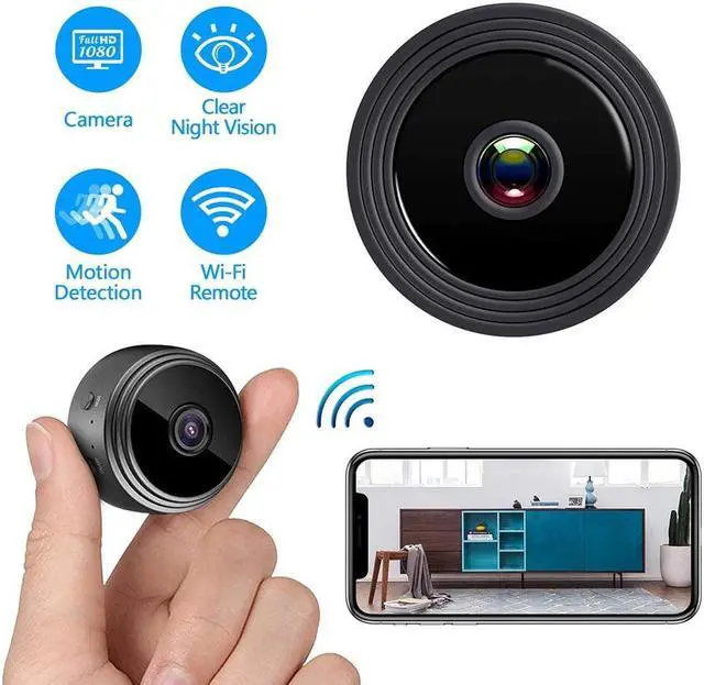 Main image of Hidden Cameras, Mini WiFi Camera 1080P Full Home Security Micro Cam Video Audio Recorder Camcorder Night Vision Micro Cam