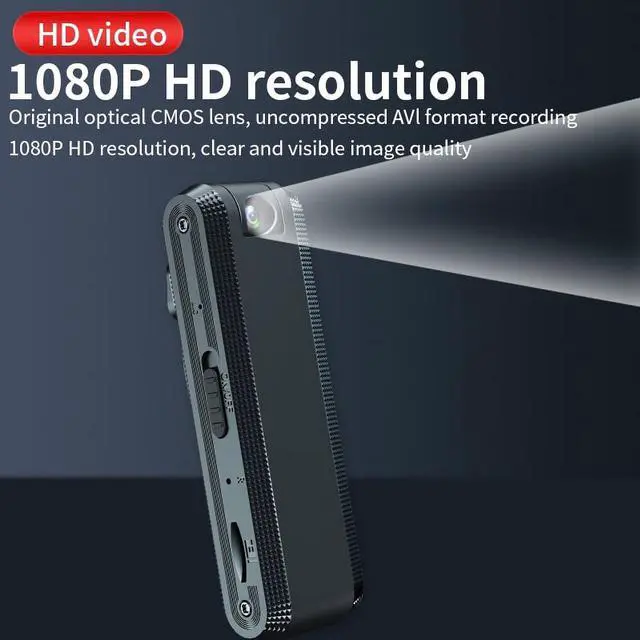 Alt view image 7 of 7 - 1080P Full HD ,Mini Body Camera with 32GB Memory Card,Premium Portable Body Camera with Night Vision and Motion Detection Wearable for Office, Law Enforcement, Security Guard