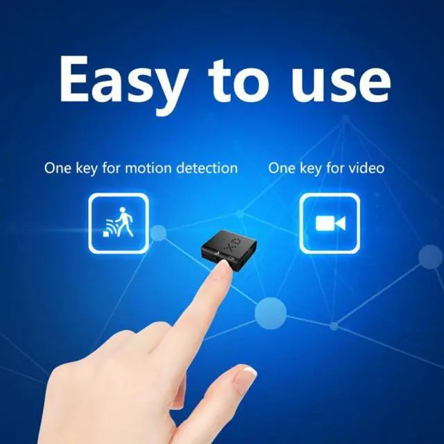 Alt view image 2 of 7 - Smallest Camera Wireless, Mini Nanny Camera HD 1080p with Night Vision, Motion Detection for Security