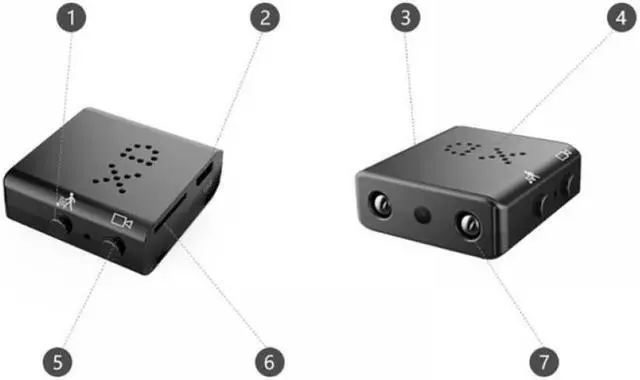 Alt view image 7 of 7 - Smallest Camera Wireless, Mini Nanny Camera HD 1080p with Night Vision, Motion Detection for Security