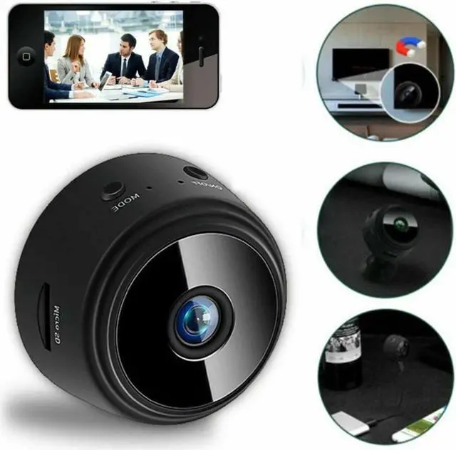 Alt view image 2 of 7 - 2PCS Home Surveillance Security Cameras Wireless Wifi Indoor HD Mini Spy Hidden Camera with Night Vision