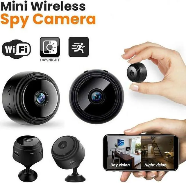 Main image of 2PCS Home Surveillance Security Cameras Wireless Wifi Indoor HD Mini Spy Hidden Camera with Night Vision