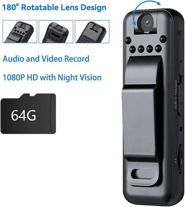 Alt view image 2 of 7 - Cameras with Audio And Video Bathroom Hidden Cameras Wireless over The Door Cameras for Home Pinhole Glasses Clip on Pinhole Glasses Surveillance Cameras 1080 Outdoor Recording Cameras for